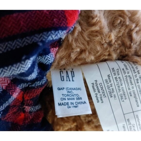 Baby Gap Brannan Brown Teddy Bear Plush Toy Holiday  2013 w/Pajamas PJ's - Picture 4 of 5